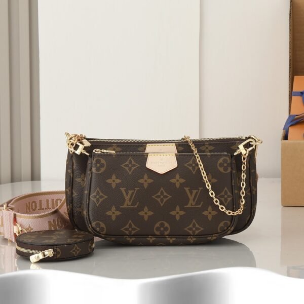 L X V  MULTI POCHETTE ACCESSORIES M44813 24x13.5x4cm（Multiple colors）