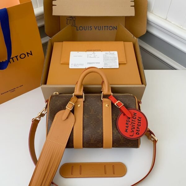 L X V The New Keepall Bandouli ère 25 handbag M11542 Size:25*15*11cm