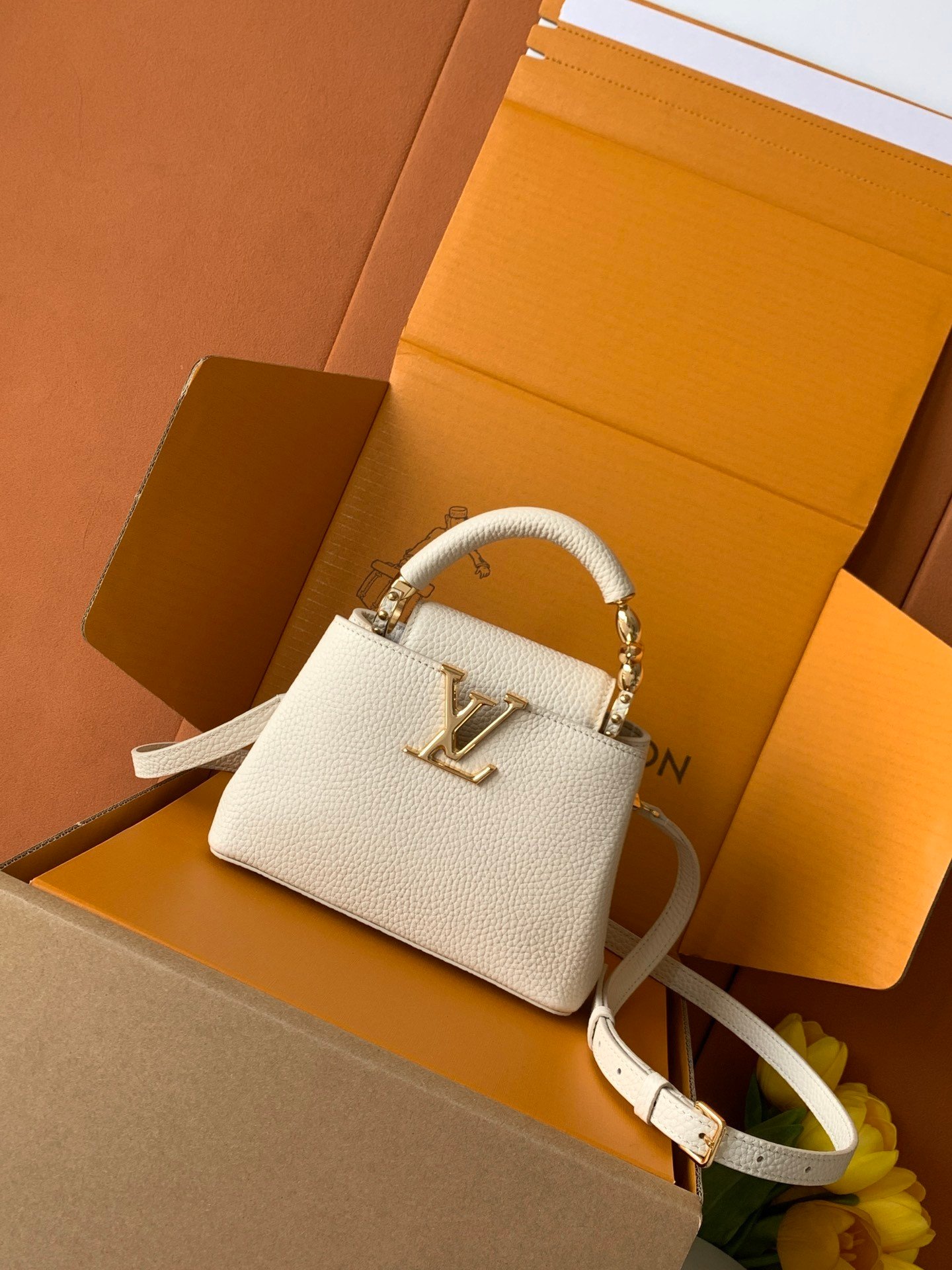 L X V Capucines BB Handbags Size：21*14*8cm