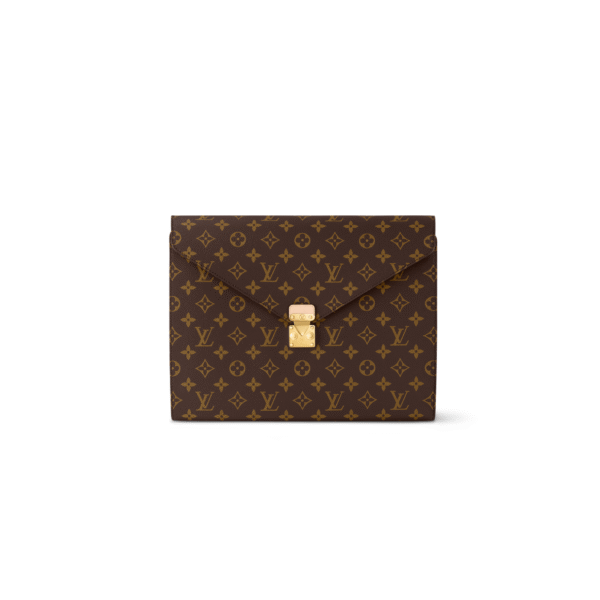 Louis Vuitton Monogram Canvas Mark Folder Laptop pouch (1.4 x 10.2 x 12.8 inches）