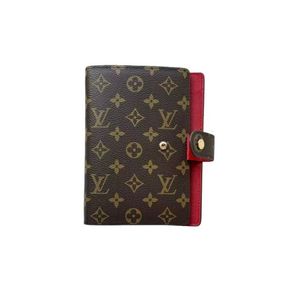 NEW Color! LV Ring Agenda Planner MM (14*18cm) (RED interior)