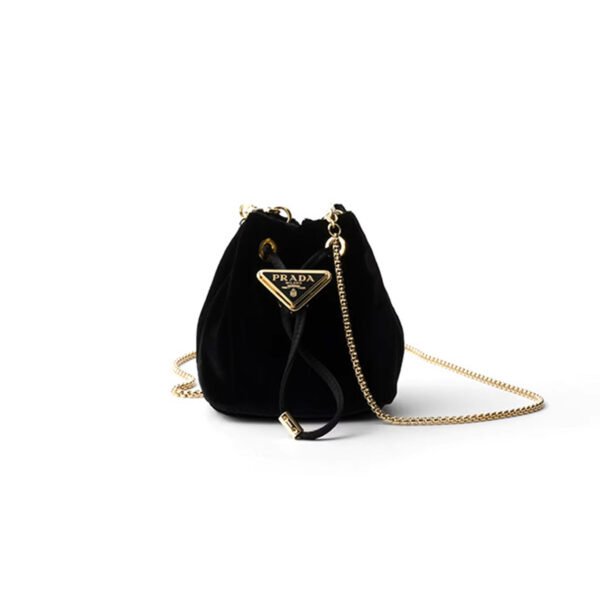 PRADA VELVET MINI POUCH 1NR016 (12*9*6cm)