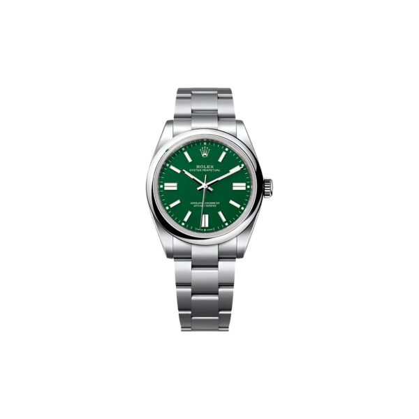 ROLEX OYSTER PERPETUAL GREEN DIAL 36MM WATCH M134300-0004
