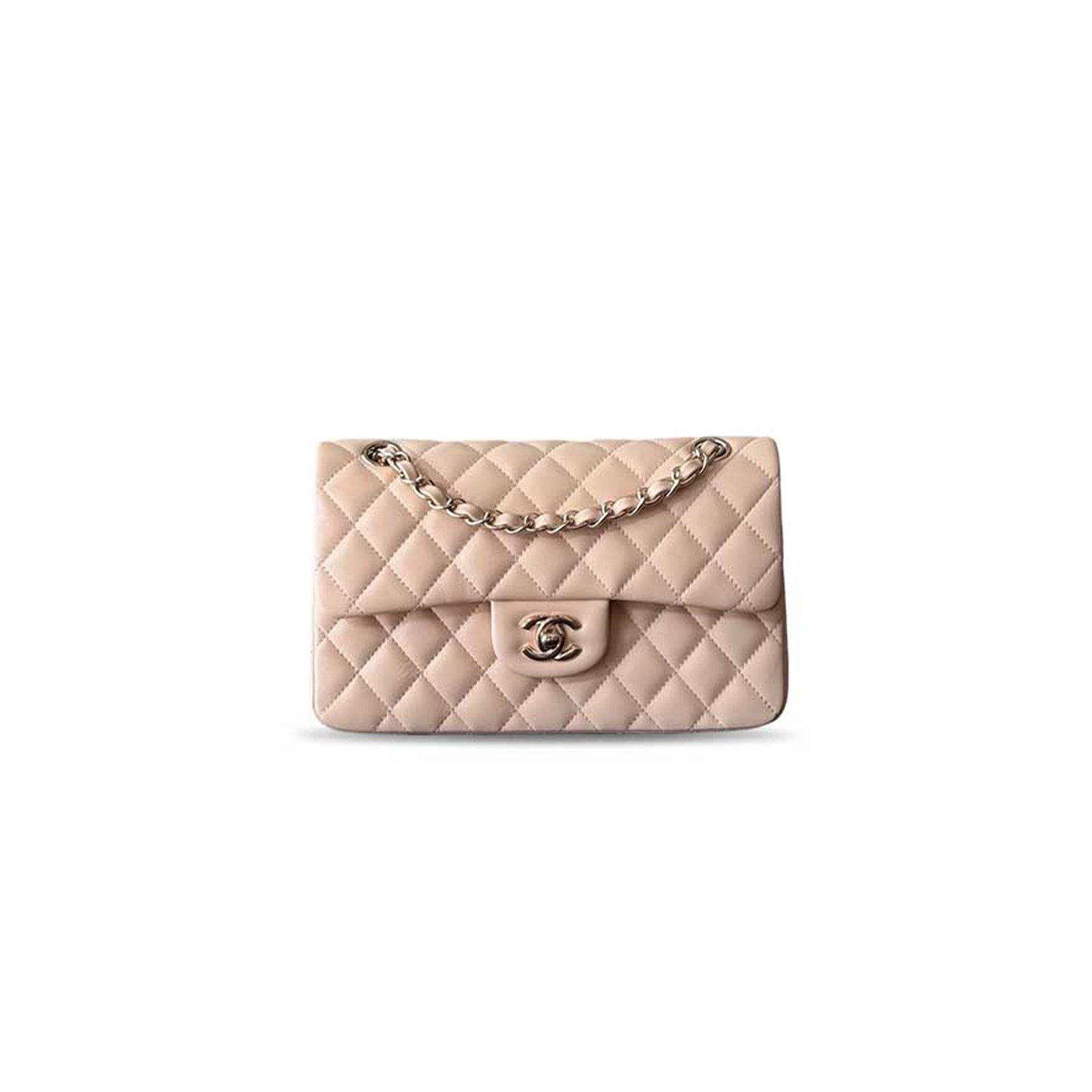 CHANEL LAMBSKIN SMALL CLASSIC FLAP BAG A01112 (23*14*6.5cm)
